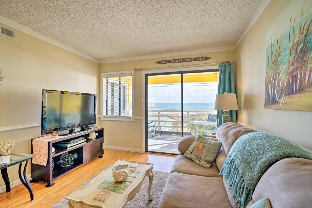 Breezy Beach Retreat With 180-Degree Ocean Views! Apartment Carolina Beach Bagian luar foto