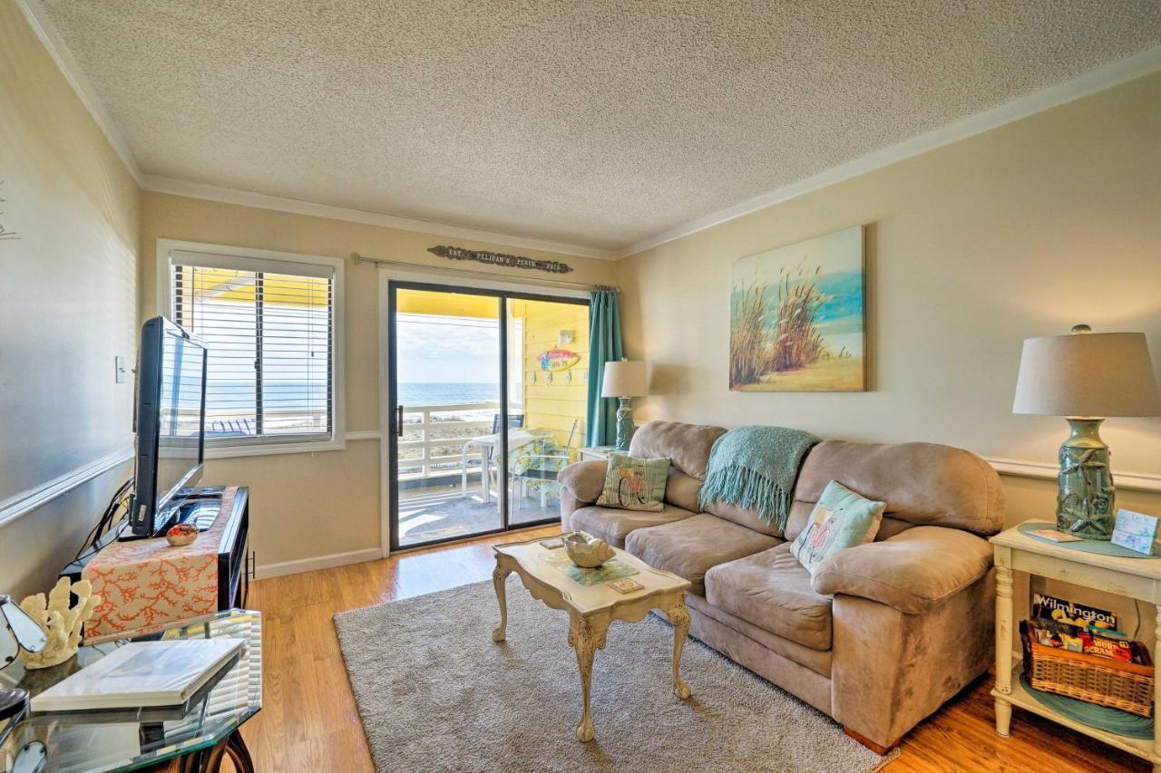Breezy Beach Retreat With 180-Degree Ocean Views! Apartment Carolina Beach Bagian luar foto