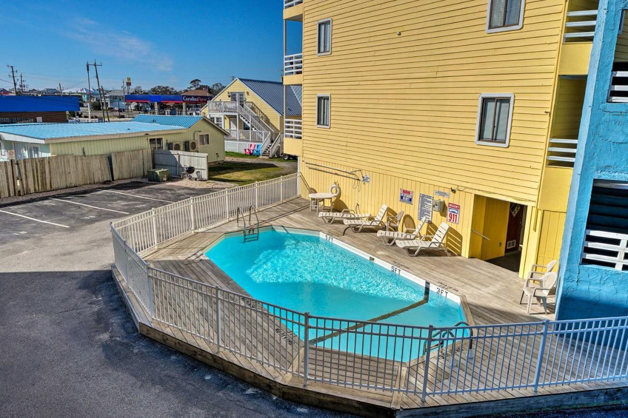 Breezy Beach Retreat With 180-Degree Ocean Views! Apartment Carolina Beach Bagian luar foto
